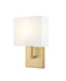 Wall Sconce Z-Lite 815-1S-OBR Olde Brass Saxon 1 Light Wall Sconce Z-Lite