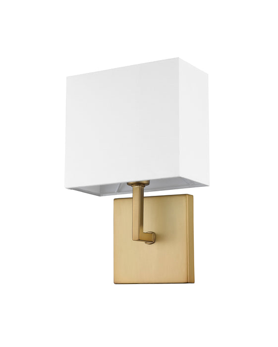 Wall Sconce Z-Lite 815-1S-OBR Olde Brass Saxon 1 Light Wall Sconce Z-Lite