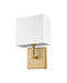 Wall Sconce Z-Lite 815-1S-OBR Olde Brass Saxon 1 Light Wall Sconce Z-Lite