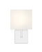 Wall Sconce Z-Lite 815-1S-PN Polished Nickel Saxon 1 Light Wall Sconce Z-Lite