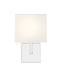 Wall Sconce Z-Lite 815-1S-PN Polished Nickel Saxon 1 Light Wall Sconce Z-Lite
