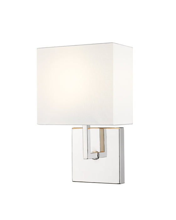 Wall Sconce Z-Lite 815-1S-PN Polished Nickel Saxon 1 Light Wall Sconce Z-Lite