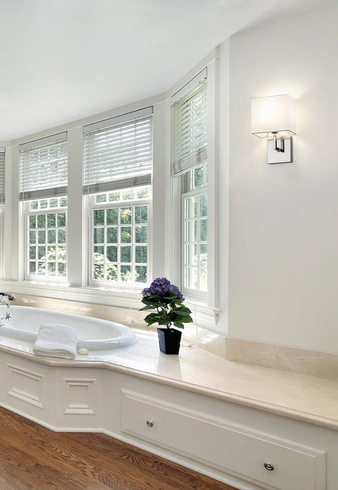 Wall Sconce Z-Lite 815-1S-PN Polished Nickel Saxon 1 Light Wall Sconce Z-Lite