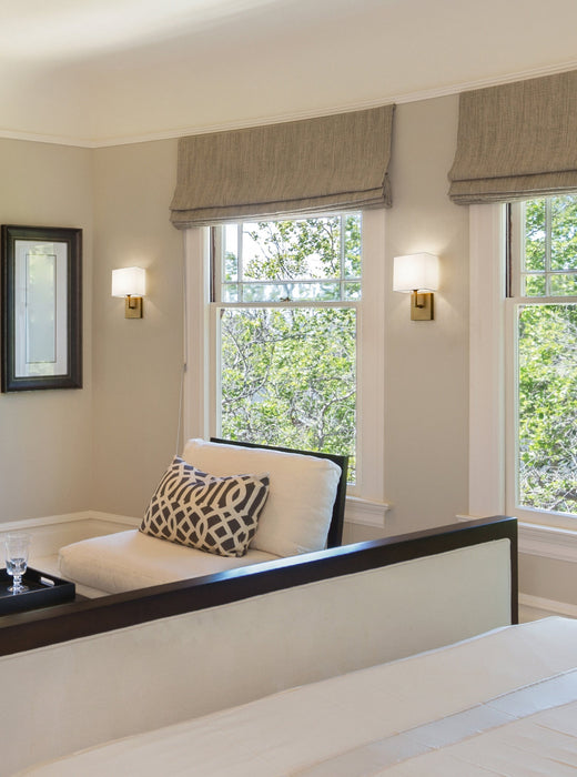 Wall Sconce Z-Lite 815-1S-RB Rubbed Brass Saxon 1 Light Wall Sconce Z-Lite