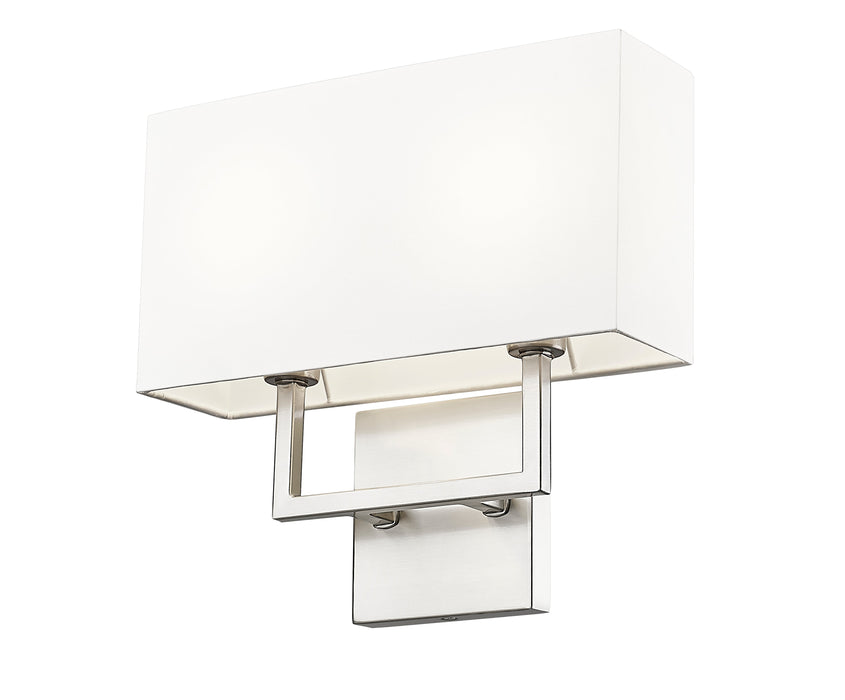 Wall Sconce Z-Lite 815-2S-BN Brushed Nickel Saxon 2 Light Wall Sconce Z-Lite