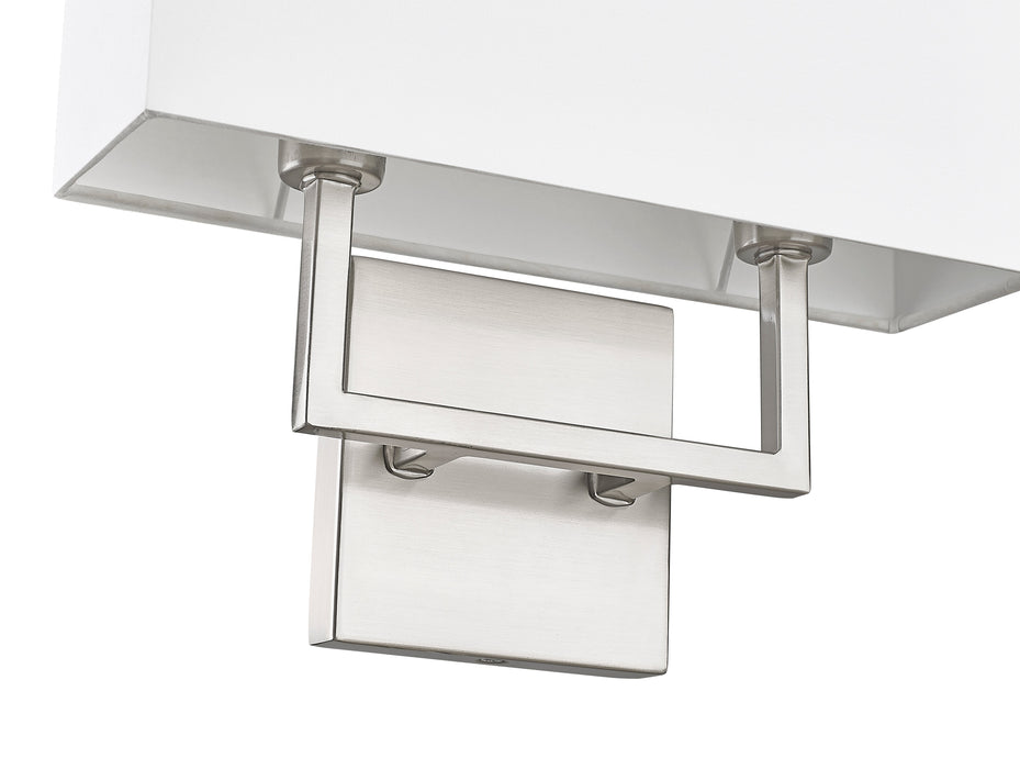 Wall Sconce Z-Lite 815-2S-BN Brushed Nickel Saxon 2 Light Wall Sconce Z-Lite