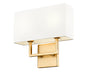 Wall Sconce Z-Lite 815-2S-OBR Olde Brass Saxon 2 Light Wall Sconce Z-Lite