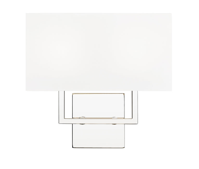 Wall Sconce Z-Lite 815-2S-PN Polished Nickel Saxon 2 Light Wall Sconce Z-Lite