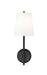 Wall Sconce Z-Lite 816-1S-MB Matte Black Winward 1 Light Wall Sconce Z-Lite
