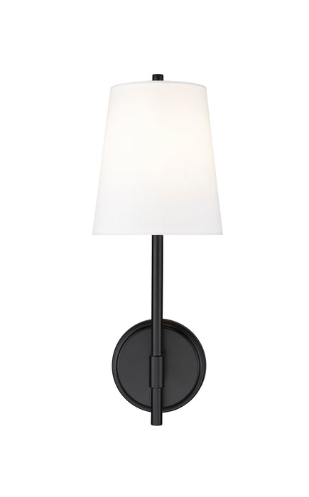 Wall Sconce Z-Lite 816-1S-MB Matte Black Winward 1 Light Wall Sconce Z-Lite