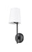 Wall Sconce Z-Lite 816-1S-MB Matte Black Winward 1 Light Wall Sconce Z-Lite