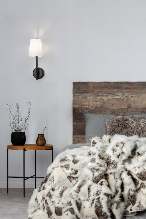 Wall Sconce Z-Lite 816-1S-MB Matte Black Winward 1 Light Wall Sconce Z-Lite