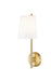 Wall Sconce Z-Lite 816-1S-OBR Olde Brass Winward 1 Light Wall Sconce Z-Lite