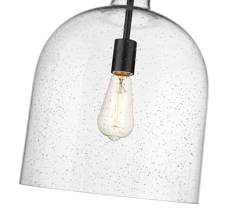 Pendant Z-Lite 817-12MB Matte Black Pearson 1 Light Pendant Z-Lite