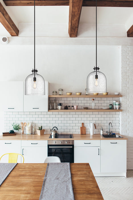 Pendant Z-Lite 817-12MB Matte Black Pearson 1 Light Pendant Z-Lite