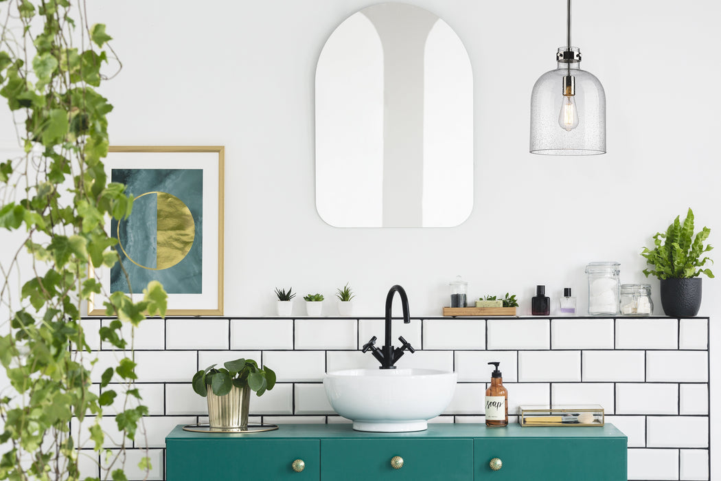 Pendant Z-Lite 817-9PN Polished Nickel Pearson 1 Light Pendant Z-Lite