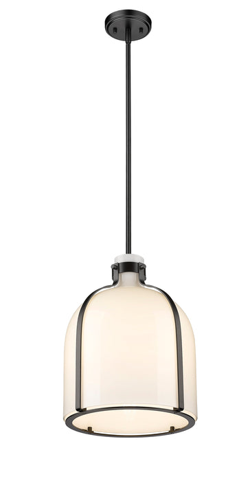Pendant Z-Lite 818-12MB Matte Black Pearson 1 Light Pendant Z-Lite