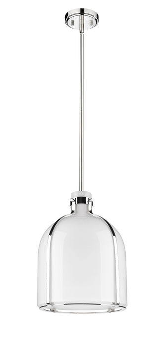 Pendant Z-Lite 818-12PN Polished Nickel Pearson 1 Light Pendant Z-Lite