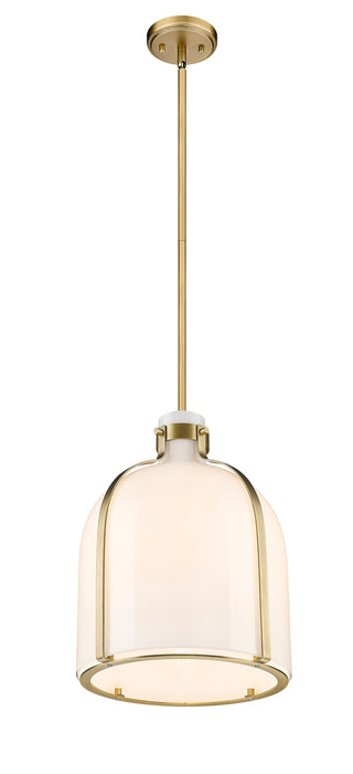 Pendant Z-Lite 818-12RB Rubbed Brass Pearson 1 Light Pendant Z-Lite