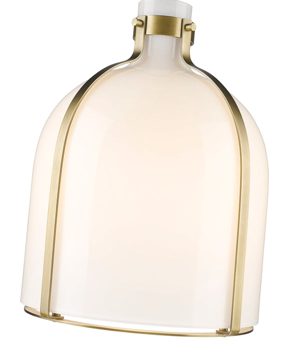 Pendant Z-Lite 818-12RB Rubbed Brass Pearson 1 Light Pendant Z-Lite
