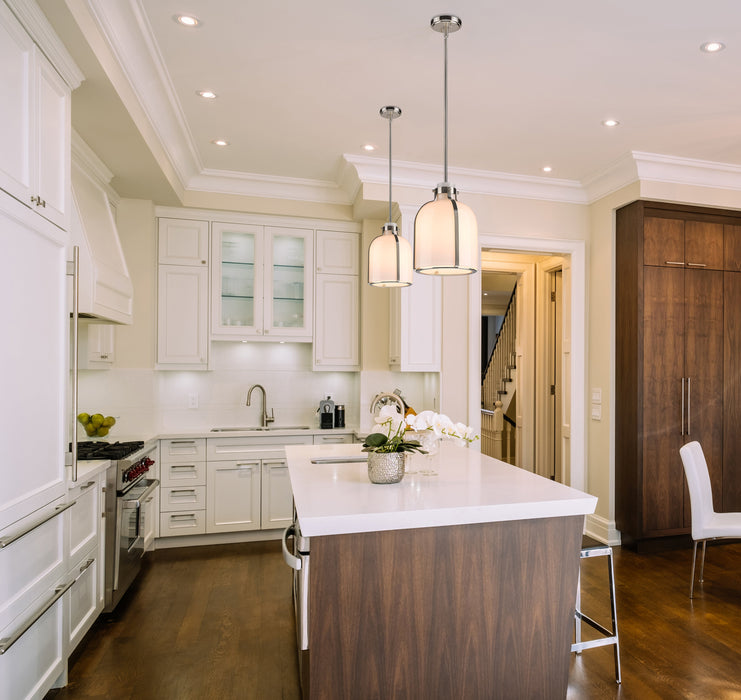 Pendant Z-Lite 818-9BN Brushed Nickel Pearson 1 Light Pendant Z-Lite