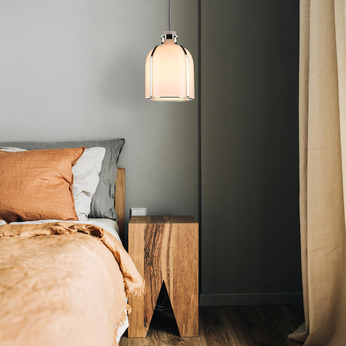 Pendant Z-Lite 818-9PN Polished Nickel Pearson 1 Light Pendant Z-Lite