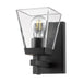 Wall Sconce Z-Lite 819-1S-MB Matte Black Lauren 1 Light Wall Sconce Z-Lite
