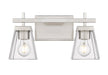 Vanity Z-Lite 819-2V-BN Brushed Nickel Lauren 2 Light Vanity Z-Lite