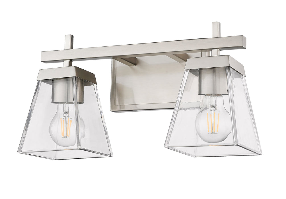 Vanity Z-Lite 819-2V-BN Brushed Nickel Lauren 2 Light Vanity Z-Lite