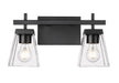 Vanity Z-Lite 819-2V-MB Matte Black Lauren 2 Light Vanity Z-Lite