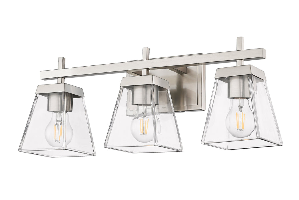 Vanity Z-Lite 819-3V-BN Brushed Nickel Lauren 3 Light Vanity Z-Lite