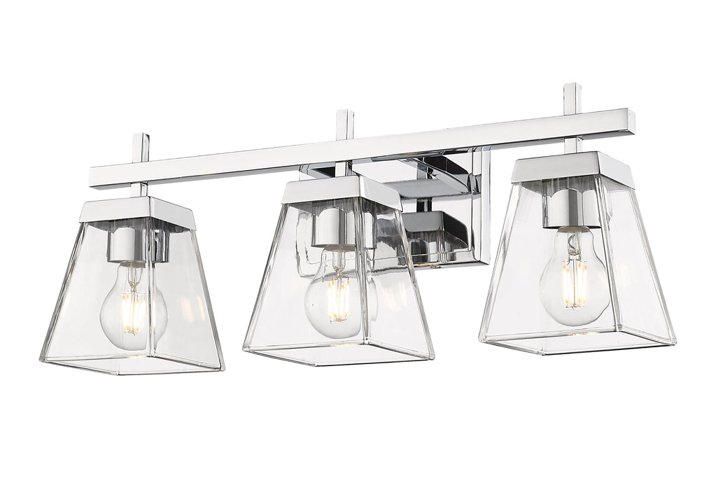 Vanity Z-Lite 819-3V-CH Chrome Lauren 3 Light Vanity Z-Lite