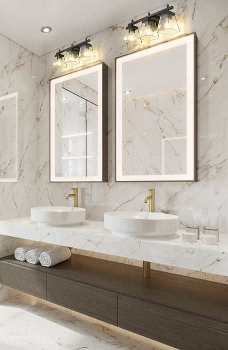 Vanity Z-Lite 819-3V-MB Matte Black Lauren 3 Light Vanity Z-Lite