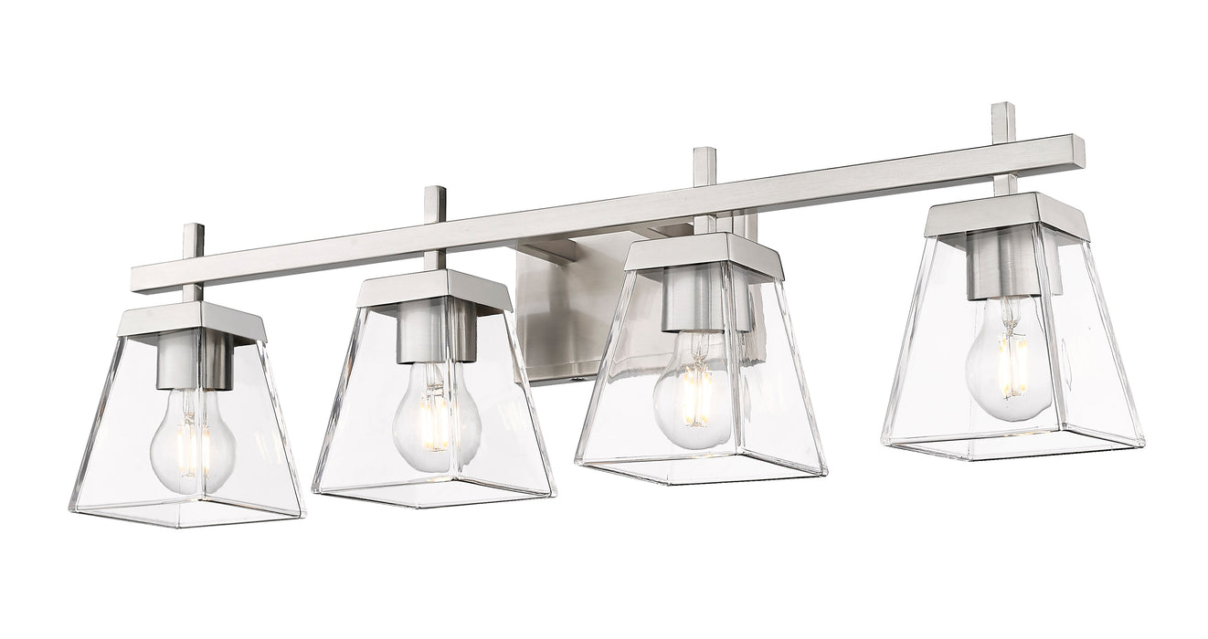 Vanity Z-Lite 819-4V-BN Brushed Nickel Lauren 4 Light Vanity Z-Lite