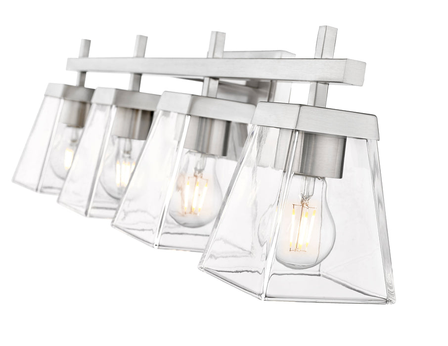Vanity Z-Lite 819-4V-BN Brushed Nickel Lauren 4 Light Vanity Z-Lite