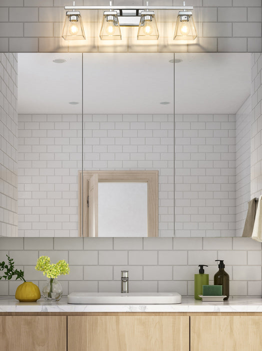 Vanity Z-Lite 819-4V-CH Chrome Lauren 4 Light Vanity Z-Lite