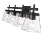 Vanity Z-Lite 819-4V-MB Matte Black Lauren 4 Light Vanity Z-Lite