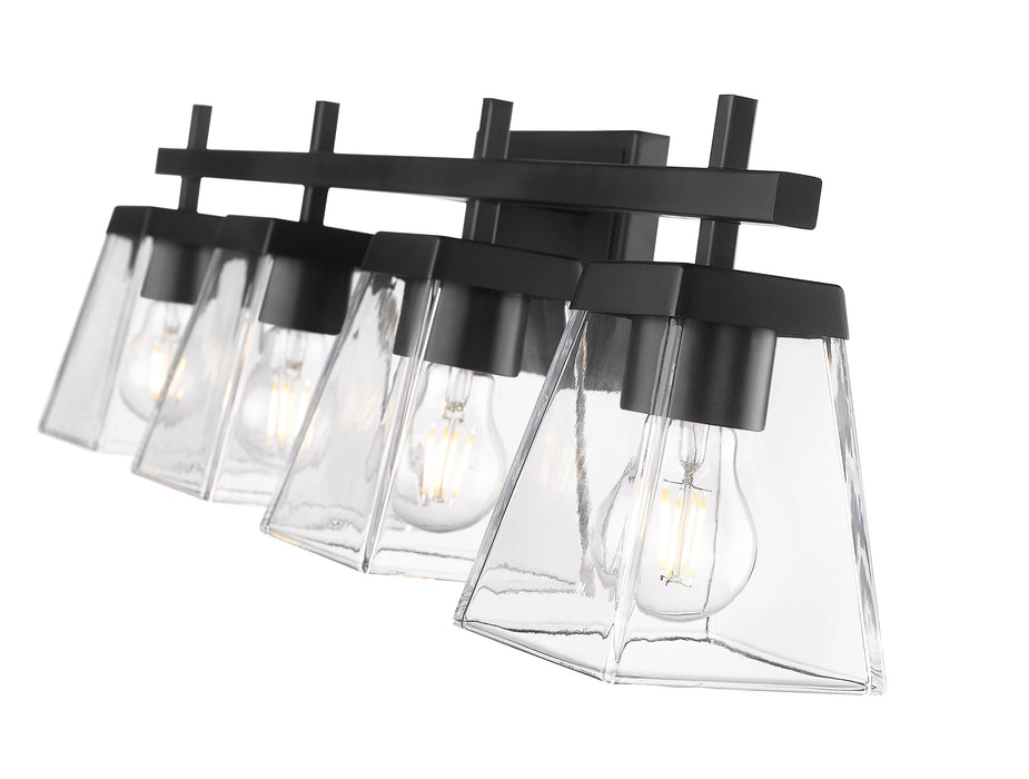 Vanity Z-Lite 819-4V-MB Matte Black Lauren 4 Light Vanity Z-Lite