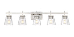 Vanity Z-Lite 819-5V-BN Brushed Nickel Lauren 5 Light Vanity Z-Lite