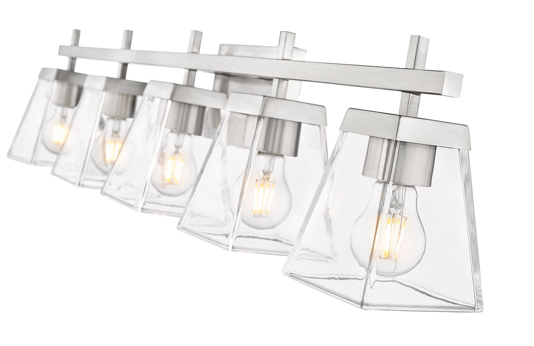 Vanity Z-Lite 819-5V-BN Brushed Nickel Lauren 5 Light Vanity Z-Lite