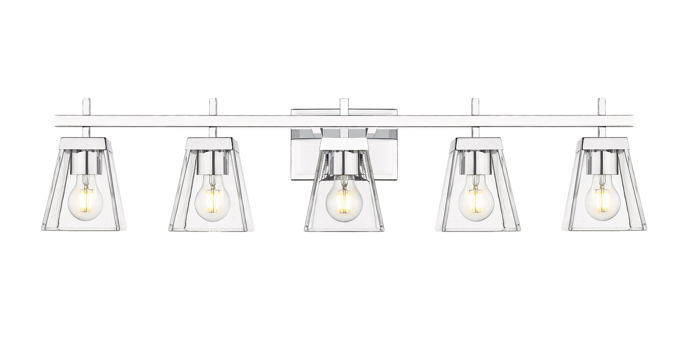Vanity Z-Lite 819-5V-CH Chrome Lauren 5 Light Vanity Z-Lite