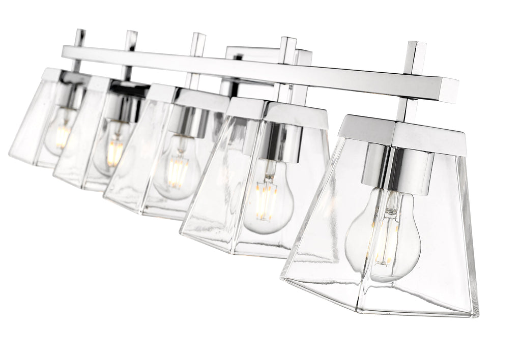 Vanity Z-Lite 819-5V-CH Chrome Lauren 5 Light Vanity Z-Lite