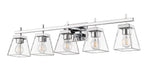 Vanity Z-Lite 819-5V-CH Chrome Lauren 5 Light Vanity Z-Lite