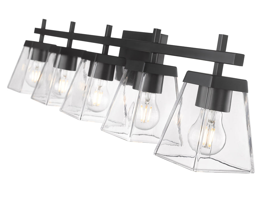 Vanity Z-Lite 819-5V-MB Matte Black Lauren 5 Light Vanity Z-Lite