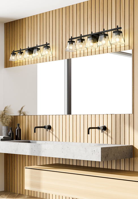 Vanity Z-Lite 819-5V-MB Matte Black Lauren 5 Light Vanity Z-Lite