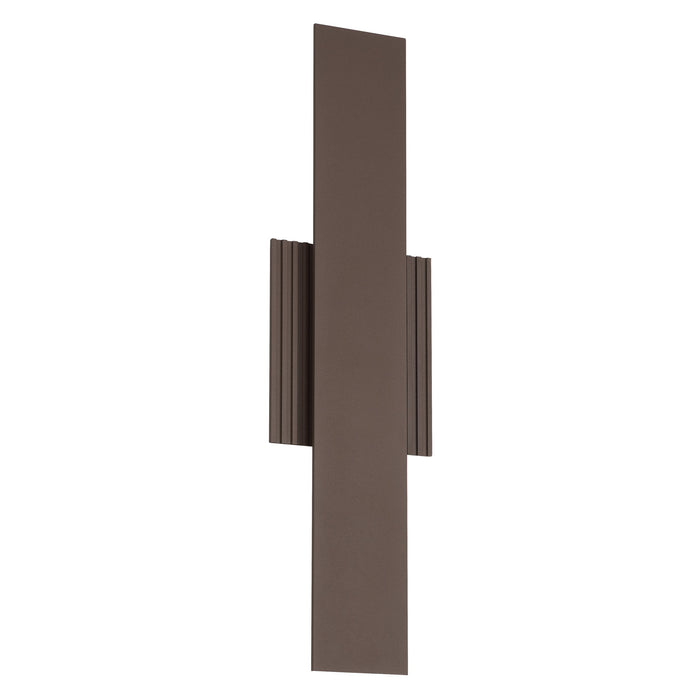 Exterior Wall Sconce Thesis 207721A Jacks 22 inch Architectural Bronze 5CCT LED Exterior Wall Sconce THESIS
