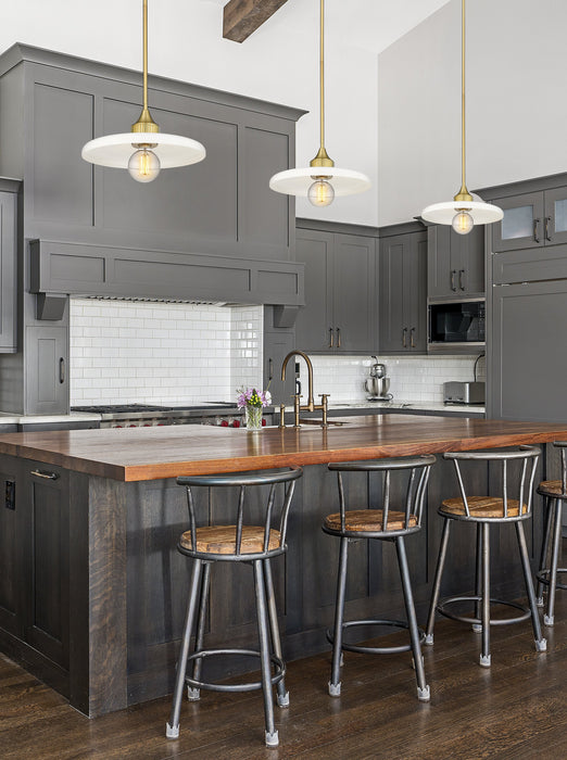 Pendant Z-Lite 820P14-OBR Olde Brass Paloma 1 Light Pendant Z-Lite