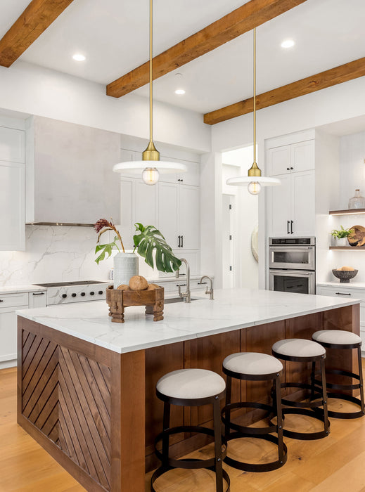 Pendant Z-Lite 820P14-OBR Olde Brass Paloma 1 Light Pendant Z-Lite