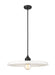 Pendant Z-Lite 820P24-MB Matte Black Paloma 1 Light Pendant Z-Lite