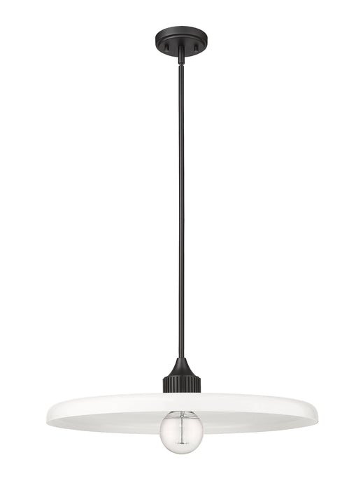 Pendant Z-Lite 820P24-MB Matte Black Paloma 1 Light Pendant Z-Lite